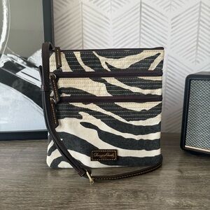 Dooney & Bourke Zebra Stripe Crossbody Bag